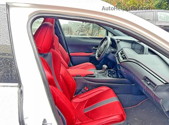 JTHR9JBH0M2045177 2021 LEXUS UX Белый Вид сзади