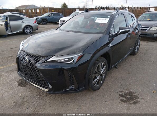 JTHR9JBH2M2039557 2021 LEXUS UX 250H Black წინა მარცხენა ხედი სამი მეოთხედიდან