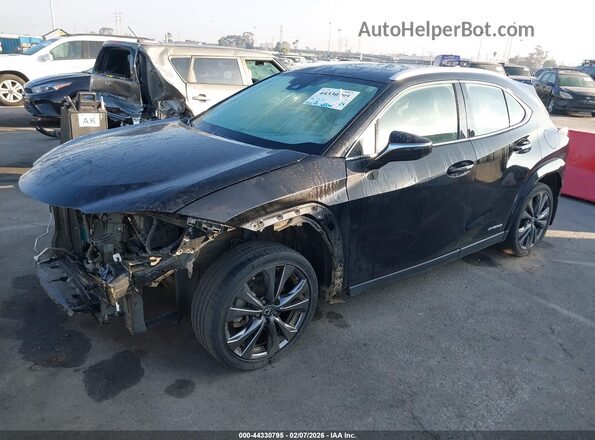JTHR9JBH3N2057776 2022 LEXUS UX 250H Black წინა მარცხენა ხედი სამი მეოთხედიდან