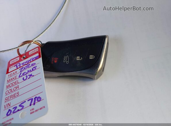 JTHR9JBH4L2025710 2020 LEXUS UX 250H White Vista del salpicadero