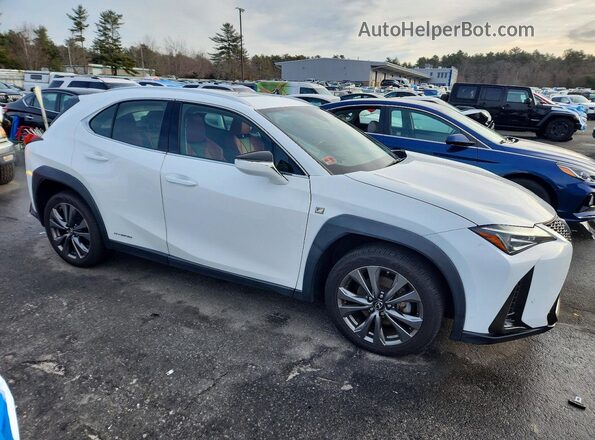JTHR9JBH5M2046468 2021 LEXUS UX Белый Передняя правая четверть