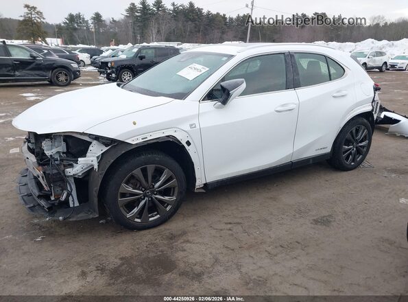 JTHR9JBH7M2039067 2021 LEXUS UX 250H White Передня ліва чверть