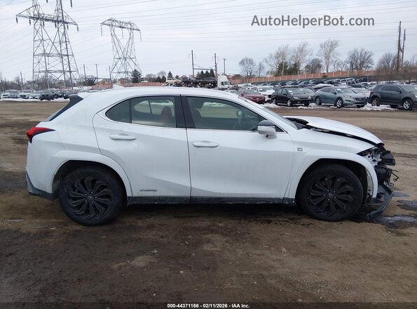 JTHR9JBH9N2055711 2022 LEXUS UX 250H White Սալոնի հետևի տեսք