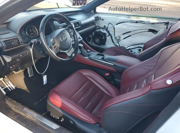 JTHSE5BC3G5006725 2016 LEXUS RC White Front interior view