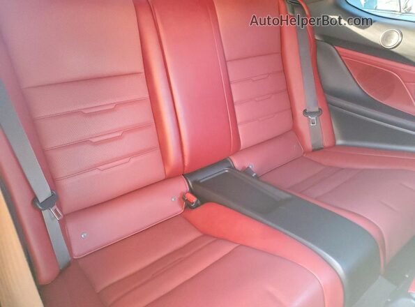 JTHSE5BC4H5007559 2017 LEXUS RC Black Հետևի նստատեղերի տեսք