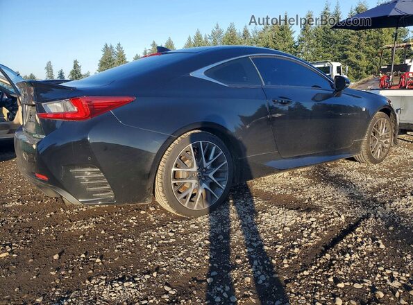 JTHSE5BC4H5007559 2017 LEXUS RC Black Հետևի աջ