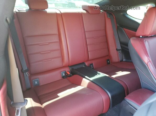 JTHSM5BC3G5002354 2016 LEXUS RC Black Rear seats view