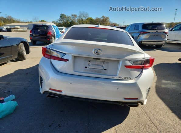 JTHSM5BC8H5002898 2017 LEXUS RC White Հետևի տեսք