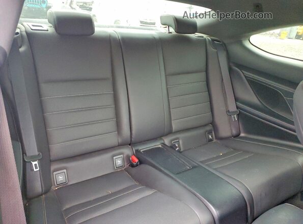JTHSM5BC9G5001449 2016 LEXUS RC Black Widok tylnych siedzeń