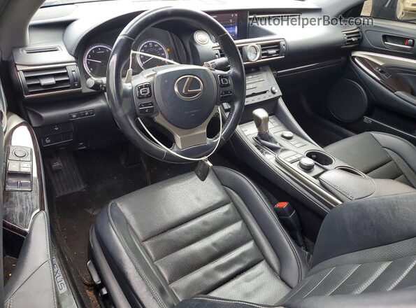JTHSM5BC9G5001449 2016 LEXUS RC Black Widok deski rozdzielczej