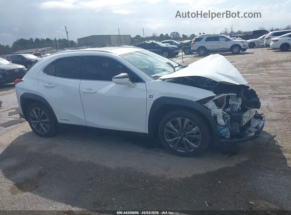 JTHU9JBH9K2013416 2019 LEXUS UX 250H White Widok zestawu wskaźników