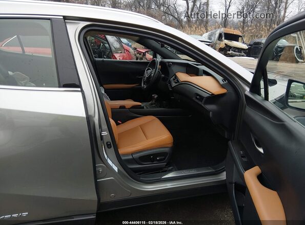 JTHU9JBH9K2016719 2019 LEXUS UX 250H Gray Front interior view