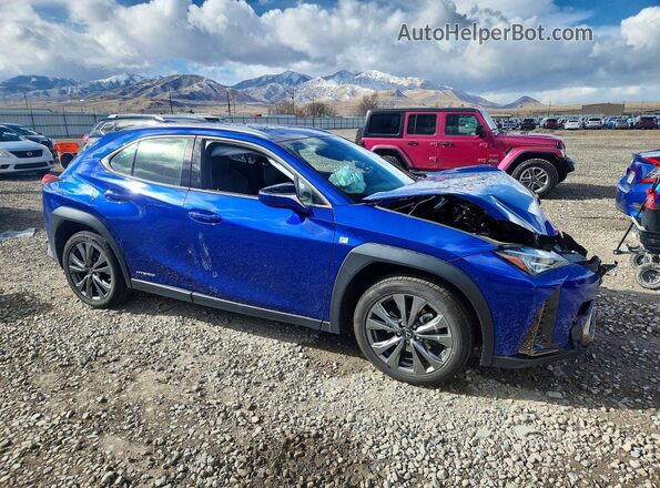 JTHU9JBHXK2015482 2019 LEXUS UX Blue 