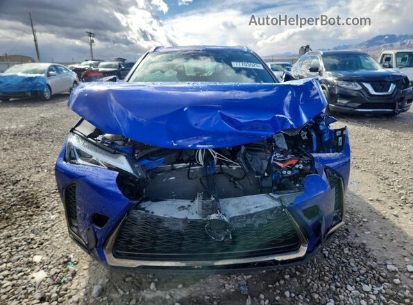 JTHU9JBHXK2015482 2019 LEXUS UX Blue 