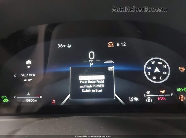 JTHUCJDH0S2000729 2025 LEXUS UX 300H Gray Widok tylnych siedzeń