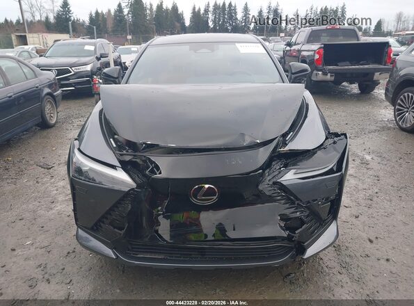 JTJAAAAB1PA019407 2023 LEXUS RZ 450E Black Widok wnętrza z tyłu