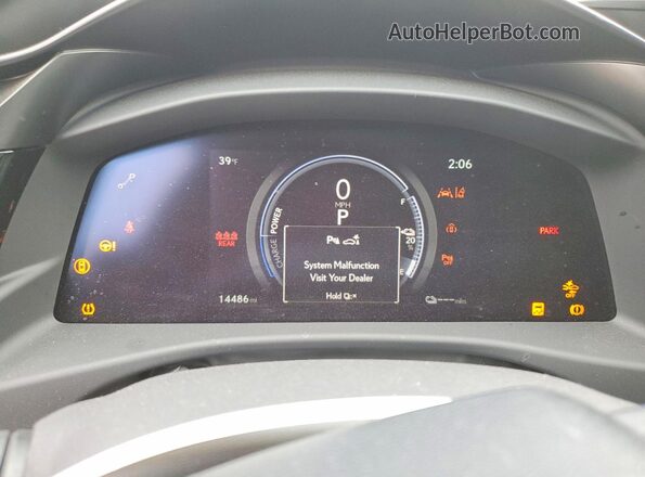 JTJAAAAB1RA026148 2024 LEXUS RZ Charcoal Widok zestawu wskaźników