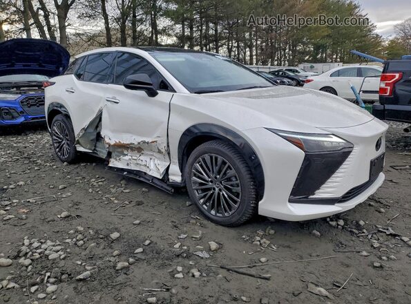 JTJAAAAB2PA007377 2023 LEXUS RZ Белый Передняя правая четверть