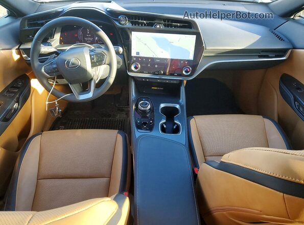 JTJAAAAB3RA026362 2024 LEXUS RZ White წინა პანელის ხედი