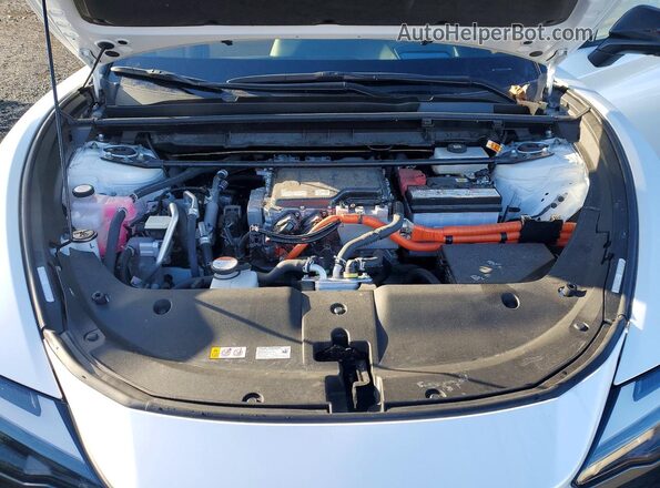 JTJAAAAB3RA026362 2024 LEXUS RZ White ძრავის განყოფილების ხედი