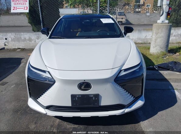 JTJAAAAB4PA020826 2023 LEXUS RZ 450E White Вид щитка приладів