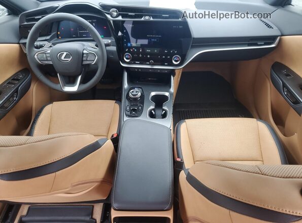 JTJAAAAB9SA030907 2025 LEXUS RZ Black Widok deski rozdzielczej