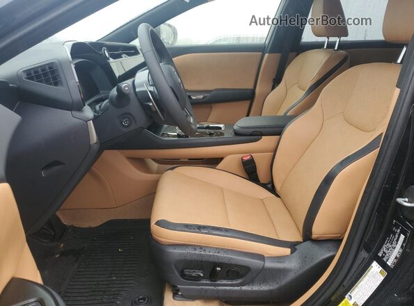 JTJAAAAB9SA030907 2025 LEXUS RZ Black Widok wnętrza z przodu