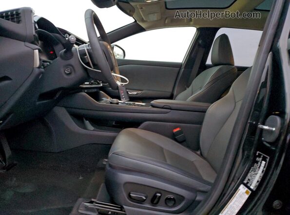 JTJABABB1SA009030 2025 LEXUS RZ Black Vista interior delantera