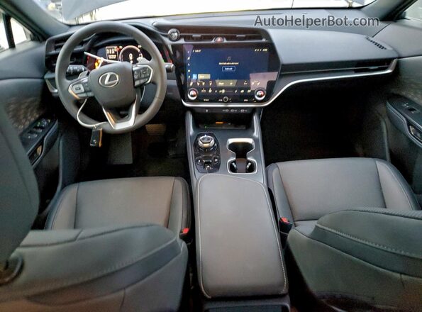 JTJABABB1SA009030 2025 LEXUS RZ Black Vista del salpicadero