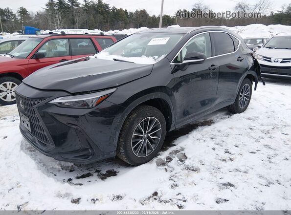 JTJAGCEZ0R2018294 2024 LEXUS NX 350 Black წინა მარცხენა ხედი სამი მეოთხედიდან