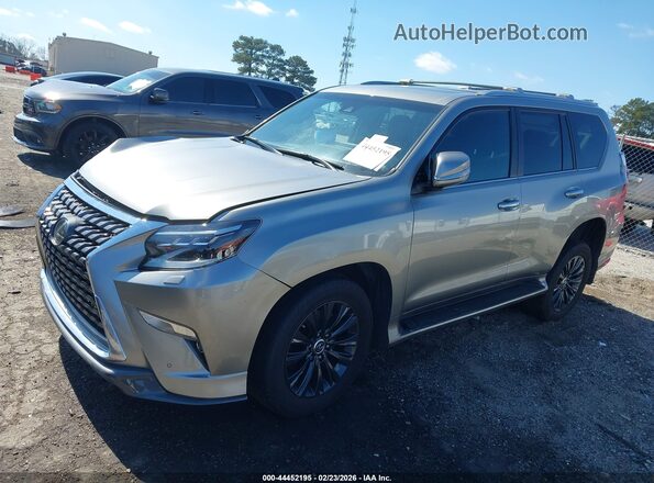 JTJAM7BX3P5379095 2023 LEXUS GX 460 Gray Vista tres cuartos delantera izquierda