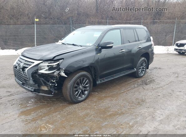 JTJAM7BX6M5288026 2021 LEXUS GX 460 Black Առջևի ձախ երեք քառորդ տեսարան
