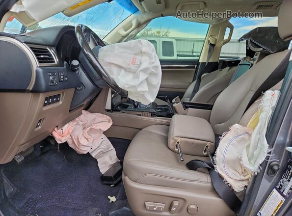 JTJAM7BX7M5282235 2021 LEXUS GX Gray Вид салону спереду