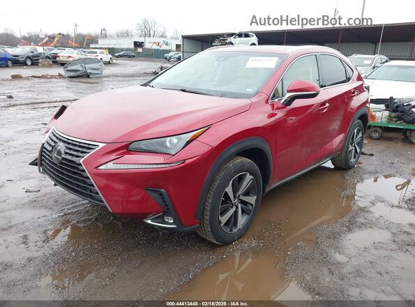 JTJBARBZ1J2173938 2018 LEXUS NX 300 Maroon Vista tres cuartos delantera izquierda