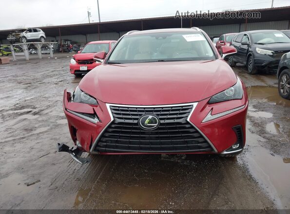 JTJBARBZ1J2173938 2018 LEXUS NX 300 Maroon Vista del cuadro de instrumentos