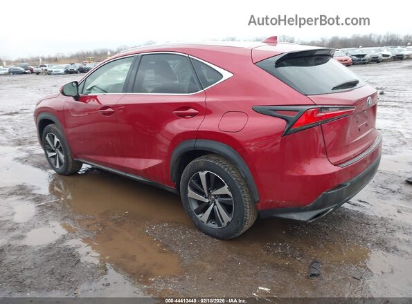 JTJBARBZ1J2173938 2018 LEXUS NX 300 Maroon Trasero izquierdo