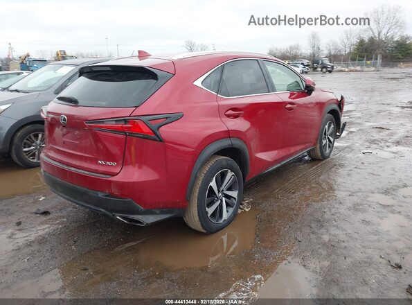 JTJBARBZ1J2173938 2018 LEXUS NX 300 Maroon Trasero derecho