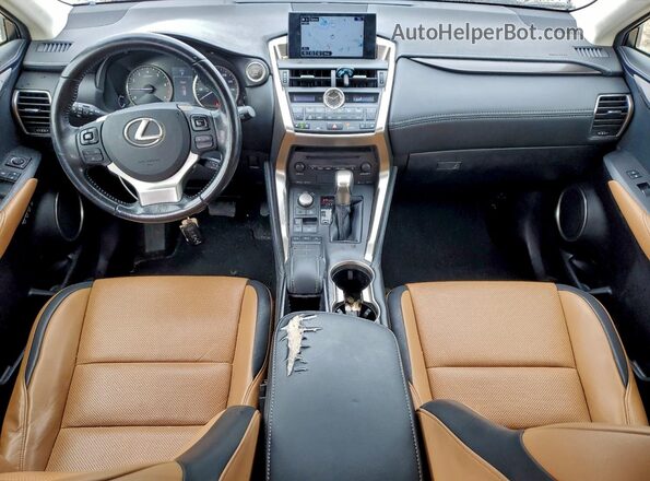 JTJBARBZ2G2068575 2016 LEXUS NX White Вид панелі приладів
