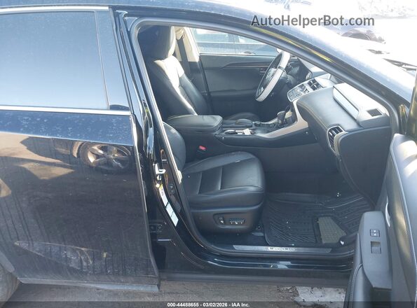 JTJBARBZ4G2047596 2016 LEXUS NX 200T Black Вид салону спереду