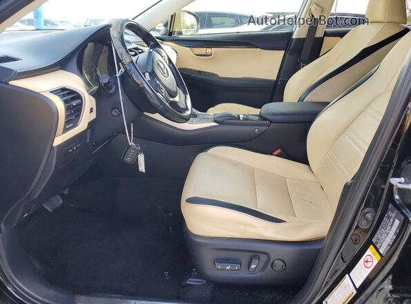 JTJBARBZ5G2059711 2016 LEXUS NX Черный Вид салона спереди