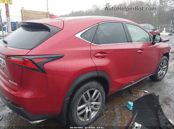 JTJBARBZ5G2091509 2016 LEXUS NX 200T Red Rear right