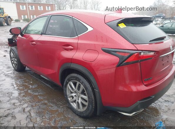 JTJBARBZ5G2091509 2016 LEXUS NX 200T Red Rear left