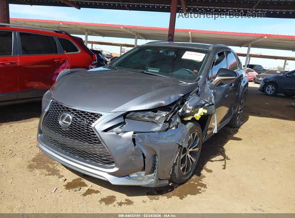 JTJBARBZ6G2074850 2016 LEXUS NX 200T Серый Передняя левая четверть