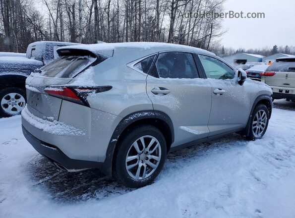 JTJBARBZ9G2066175 2016 LEXUS NX Silver Задня права чверть