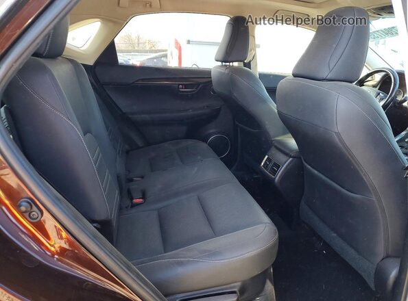 JTJBARBZXK2211717 2019 LEXUS NX Темно-бордовый Вид задней части салона