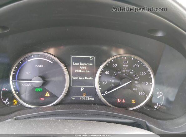 JTJBJRBZ1K2100179 2019 LEXUS NX 300H Красный Вид задних сидений