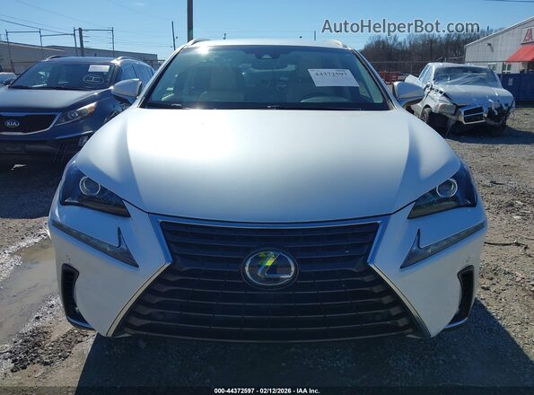JTJBJRBZ3J2094500 2018 LEXUS NX 300H White Widok zestawu wskaźników