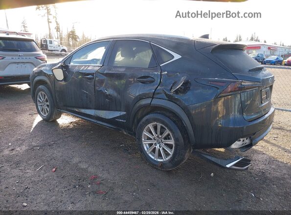 JTJBJRBZ5J2091579 2018 LEXUS NX 300H Black Tył lewy
