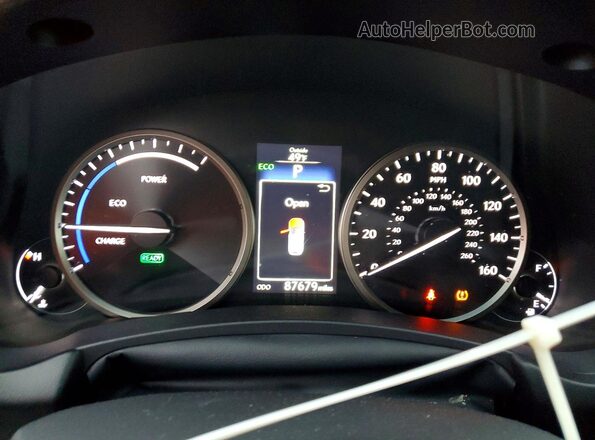 JTJBJRBZ6G2043694 2016 LEXUS NX White Widok zestawu wskaźników