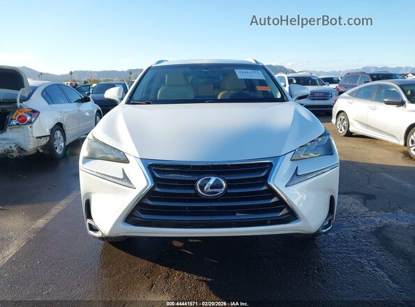 JTJBJRBZ8G2031725 2016 LEXUS NX 300H White უკანა სალონის ხედი